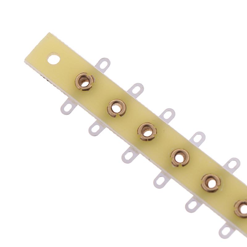 1ks 8kolíkový Fr4 Tag Strip Turret Terminal Board Generic Fr Hifi Vintage Amp Diy