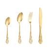 European Style Stainless Steel Steak Knife, Fork, and Spoon Set for Western Restaurant or Household Use