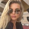 Fashion Metal Triangle Sunglasses Hip Hop Cyberpunk Stylish Irregular Small Frame Sun glasses Women Travel Cool Eyewear