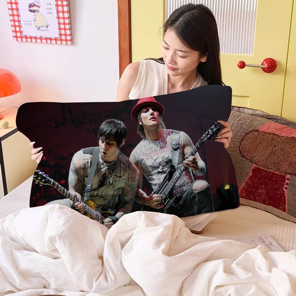 Rock Band Avenged S-Sevenfold Household Polyester Pillow Cover Pillow Towel Fast-Drying Lightweight & Easy to Clean