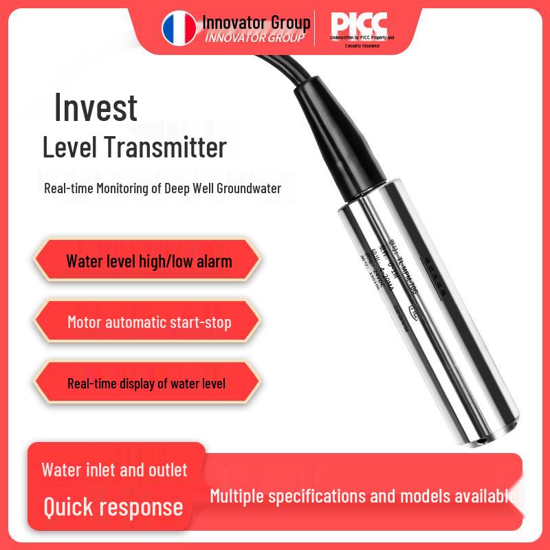 Submersible Water Level Sensor 4-20mA Voltage Transmitter