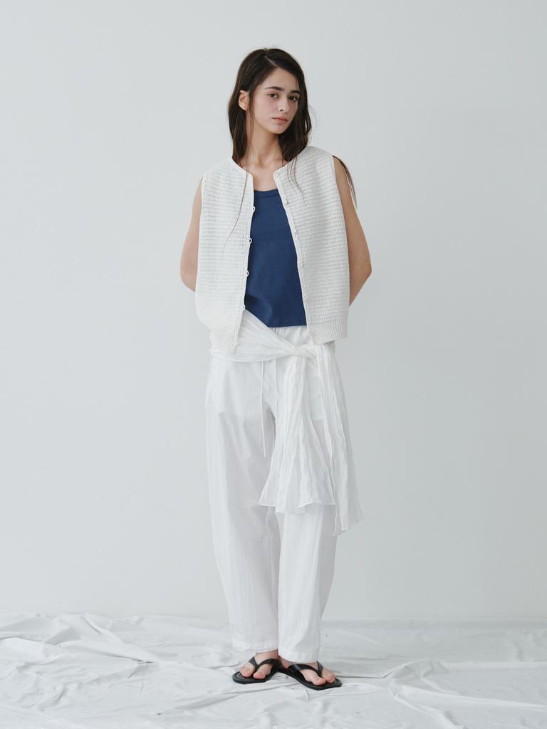 Reply Cotton String Pants_Off White