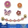 Metal Butterfly & Flower Shoe Charms: Cute, Versatile Accessories for Crocs.