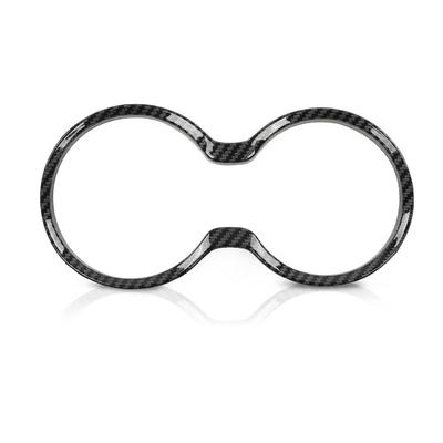 Carbon Fibre Style Cup Holder Cover Trim Bezel For Jeep Grand Cherokee 11-21