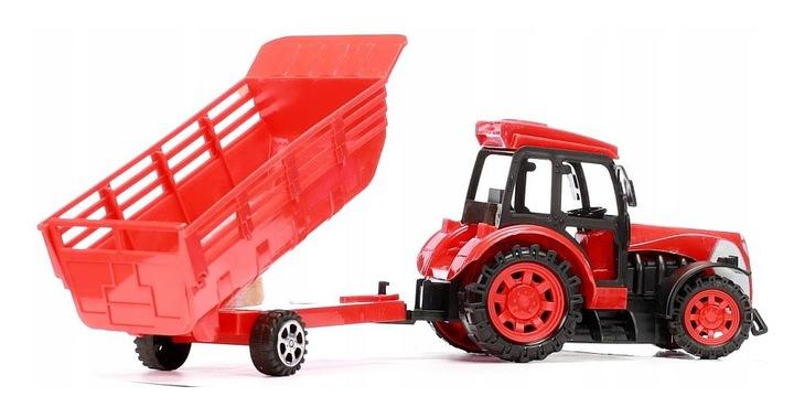 Traktor Zdalnie Sterowany Ciągnik Z Przyczepą Na Akumulator Rc Akcesoria