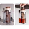 Professional Grade Iced Coffee Maker For Camping Home Use Dishwasher Friendly 1000ml Cold Brew Coffee Pot with Handle