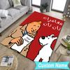 Custom NameTintin's Adventure City Carpet, Indoor Rug, Chair Rug, Living Rooms, Doormat Made From Polyester Home Decor Birthday Christmas Gifts
