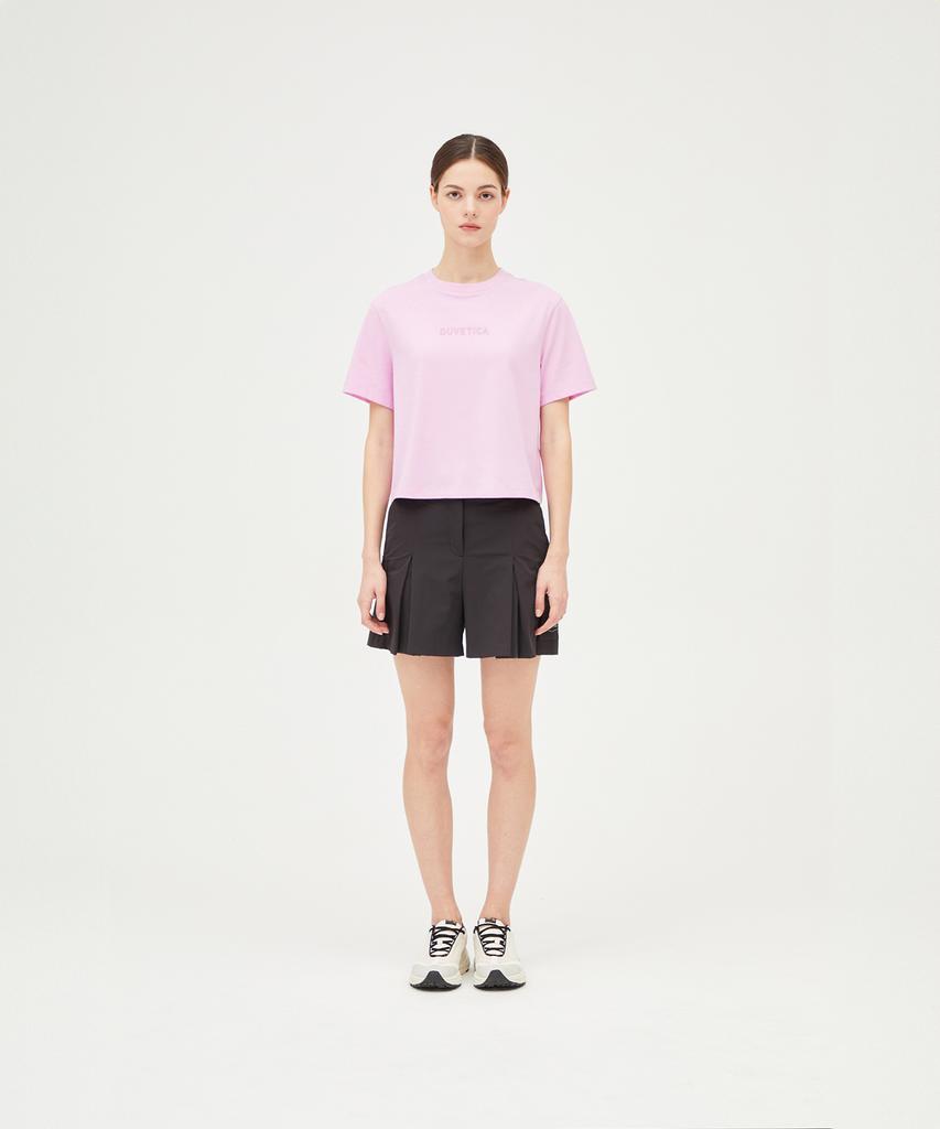 DUVETICA Mirasol Crop (Light Violet) (Women'S Short Sleeve T-Shirt)