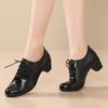 British Style Spring Women Pumps Round Toe Strange Heels 5cm Lace Up Soft Casual Office Lady Shoes Soft-soled Dancing Sneakers
