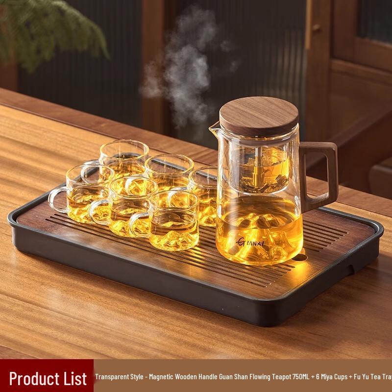 Automatic Glass Tea Infuser Set