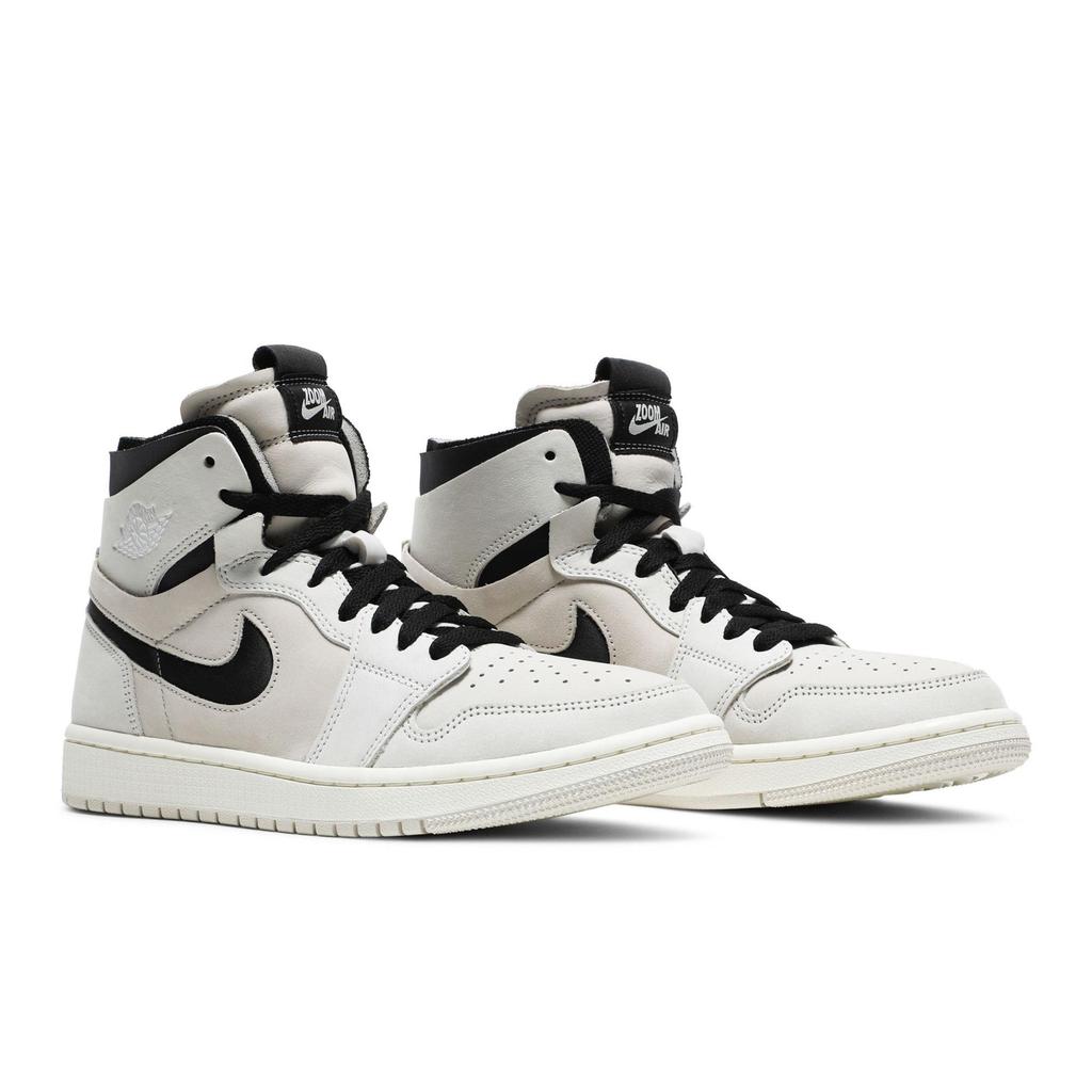 Womens Air Jordan 1 Zoom 'Summit White' (women's Sizes) Summit White / Black / Sail / Light Orewood Brown / White Vintage Basketball Shoes