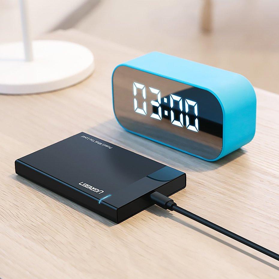 Ugreen 2.5" SATA to USB 3.2 External Hard Drive Enclosure, 5Gbps Data Transfer, 0.5m USB Cable, Black