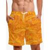 Fashionable Comfortable Plus Size Drawstring Loose Fun 3D Shorts Men Creative Colorful Summer Leisure Holiday Cool Daily Versatile Shorts
