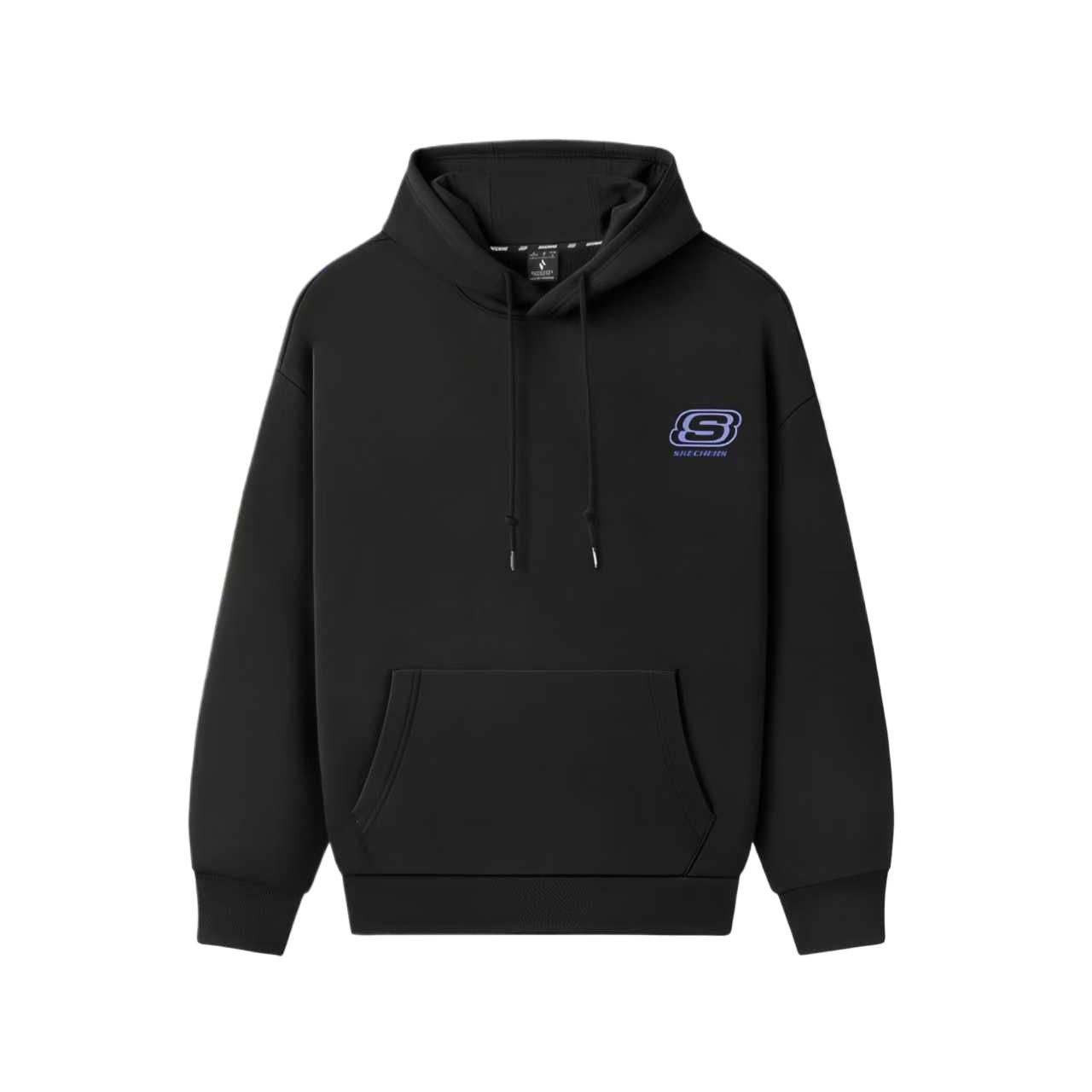 Skechers Sports Alliance Series Solid Color Skin-Friendly Comfortable Sweatshirt Unisex Sweatshirt L425U103-0018 S