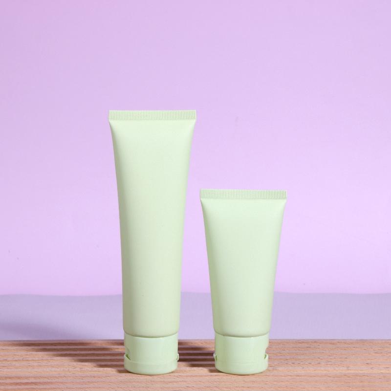 50ml 100ml Grüne Nachfüllbare Quetschflaschen Kosmetisch Leer 5 Stück für Lotion Creme Make-up Reiseaufbewahrung