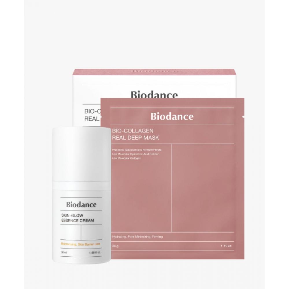 Biodance Essence Cream + Collagen Mask 4 Sheets Essence Cream+Collagen Mask (4 sheets)