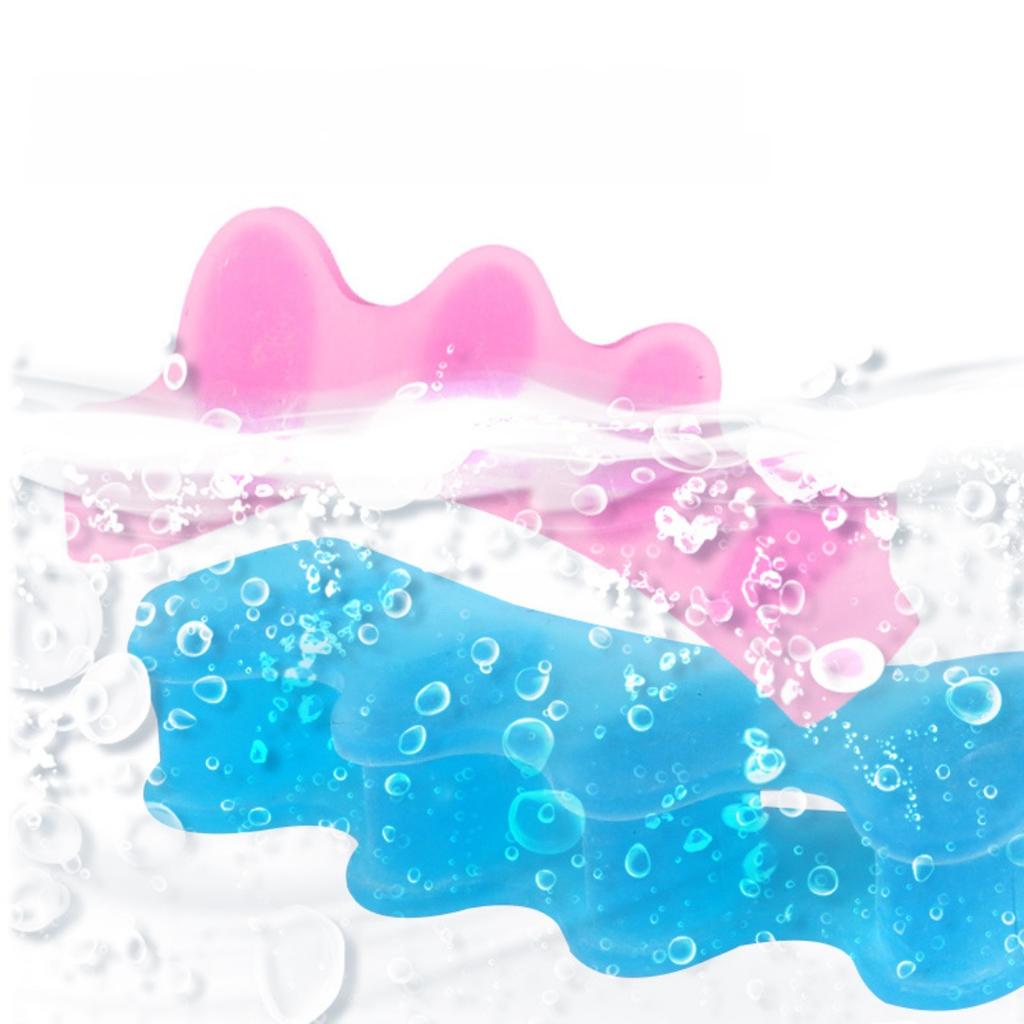 2Pair Five Hole Toe Separator Hallux Valgus Orthosis Bunion Corrector Toe Straightener Overlapping Toe Separator Toe Protector