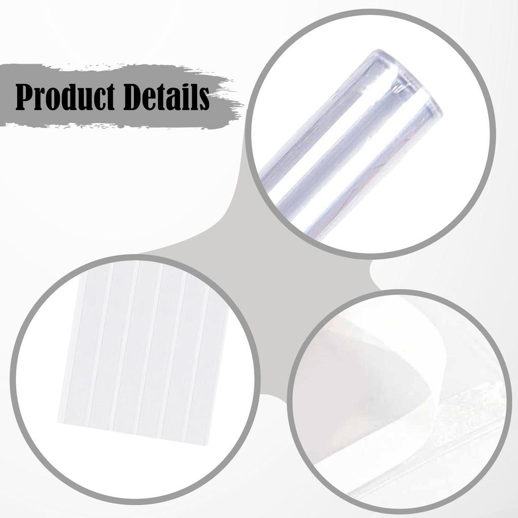 PVC Tree Trunk Protector Guard,Outside Plant Cover with Self Adhesive Strips for Winter,Saplings,Fruit Trees,Landscaping,Shrub