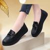Real Soft Leather Shoes Soft Sole Not Tired Feet Casual Shoes Single Shoes Women's New Non-slip Casual Beans