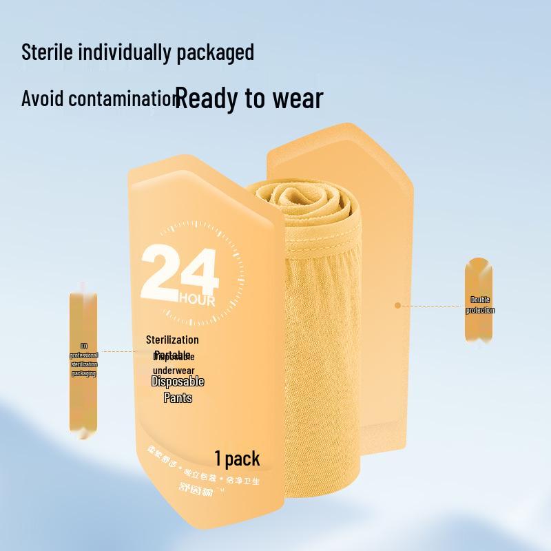 Sterilized Disposable Maternity Panties - Wash-Free, Individually Packaged, Portable Plus Size