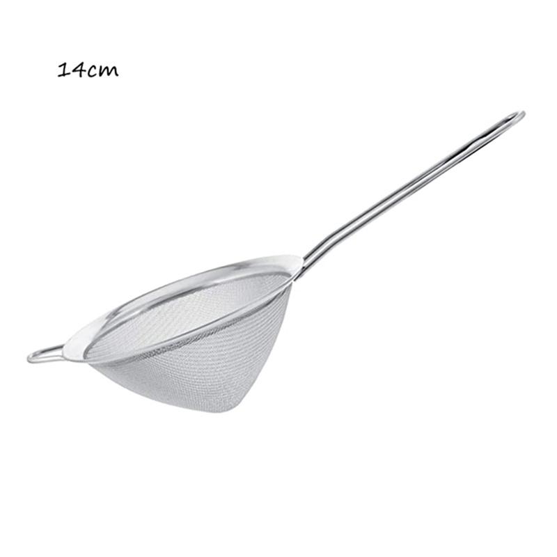 Cocktail Strainer Stainless Steel Tea Strainers Conical Food Strainers Fine Mesh Strainer Practical Bar Strainer Tool
