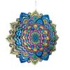 12 Inch Foldable Rotating Wind Chime 3D Color Wind Chime Mandala Wall Hanging Decor Outdoor Garden Pendant Creative Gift for Kid