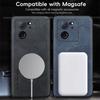 For Xiao 13T 13T Pro Fine Hole Sheepskin Magnetic TPU Soft Edge Anti-Drop Anti Fingerprint Phone Case