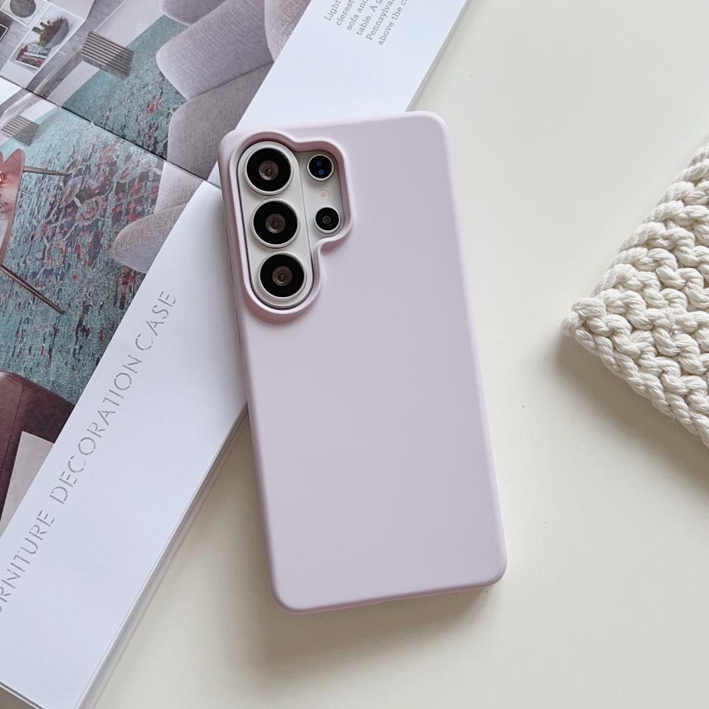 Matte Liquid Silicone Slim Case for Samsung Galaxy S26 S25 Ultra S24 FE A57 A37 A56 A36 A17 Candy Solid Color Shockproof Cover