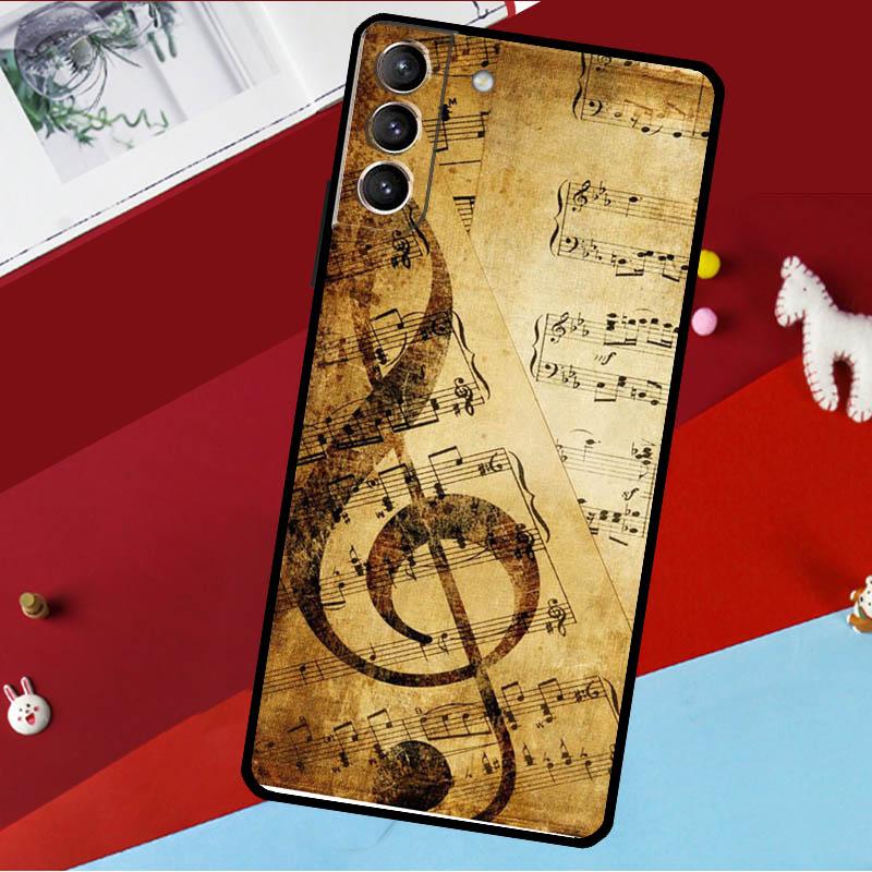 

Music Note Symbol Piano Funda For Samsung Galaxy S26 S25 S24 S21 S22 S20 Ultra S9 S10 Plus S23 FE S25 FE Phone Case Galaxy S24Ultra