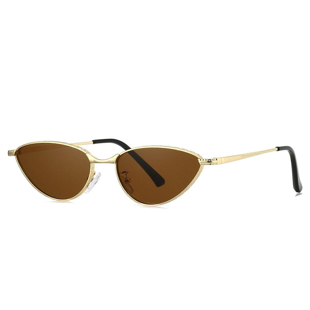 

y2k Vintage Cat Eye Sunglasses Women For Men 2026 New Luxury Brand Designer Sun Glasses Popular Sexy Ladies Metal Trendy Shades