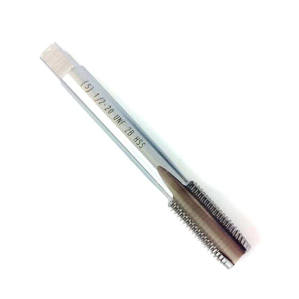 1/2-20 UNF Machine Screw Taps HSS Right Hand Thread Pitch 1/2Inch Cutting Tools Tap Drill Bit 84mm Alloy Steel Tap Hand Tools