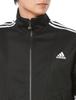 Adidas Pack Track Black Size 3-Stripes Loose-Fit Jacket, Men's JUH41, (IX2722), J/L