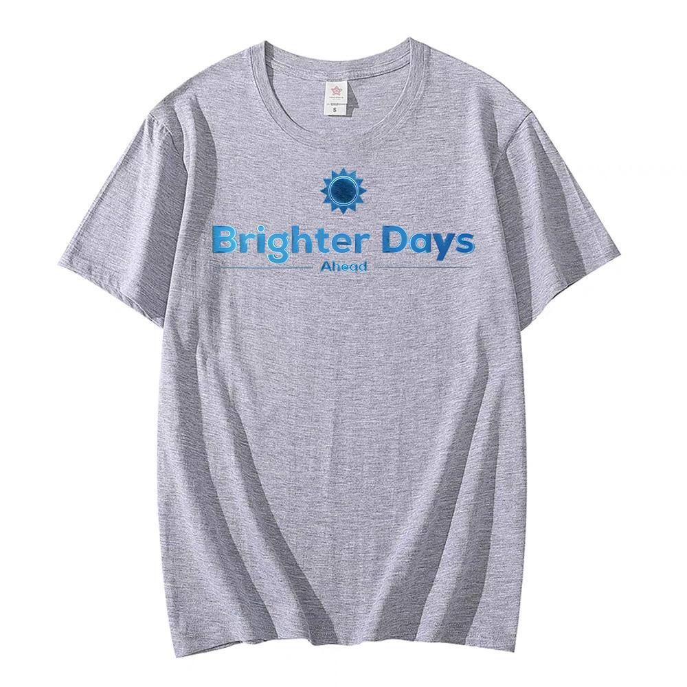Ariana Grande Brighter Days Ahead Grafikdruck T-Shirts Herren Damen Vintage Hochwertige Baumwoll-T-Shirts Mode Lässige T-Shirt Tops