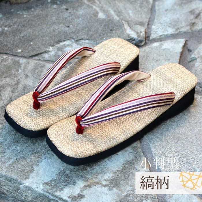 Takeharu Setta Made in Sponge Easy to Zori Sandals with Available in Various Oval Shape Sandals, Japan, Panama-Style Sole, Wear, Women's Straps,