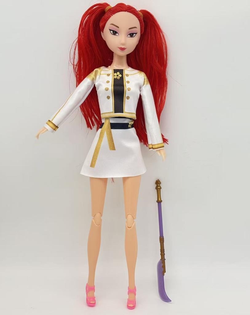 Trendy peripherals, new cute dolls, music playback, movable joint dolls, weapon ornaments, gift for best friend