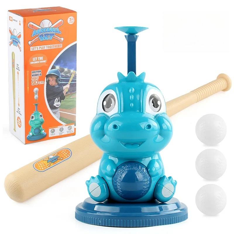 Adjustable Baseball Throwing Machine Kids Backyard Game Set Automatic Pitching Machine Outdoor Sports Toy for Children