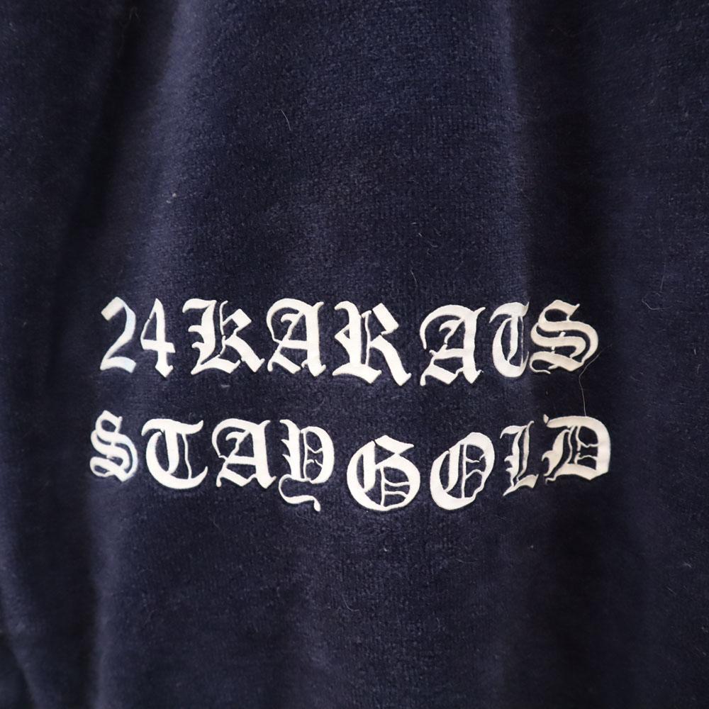 24KARATS Velor pants M Navy Men's Used