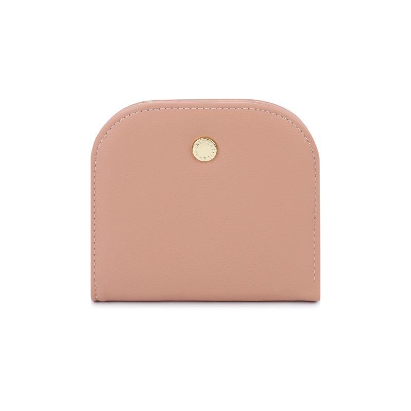 

Женский полукруглый мини-кошелек Tailian - симпатичный однотонный кошелек для монет розовый