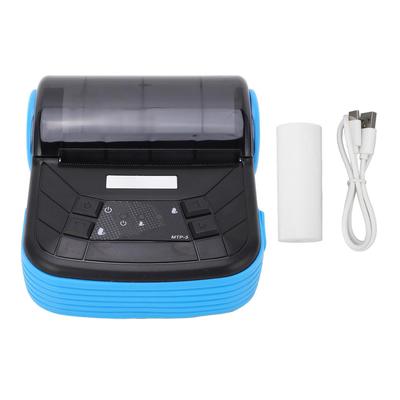 Ny 80mm Bärbar Termisk Bluetooth-skrivare Termisk Bluetooth-skrivare Mini Trådlös Bärbar för Kvittobiljett Räkning Faktura POS
