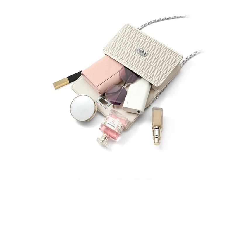 Tooxika Ladies New Pu Leather Rhombus Chain Bag, Shoulder Messenger Bag