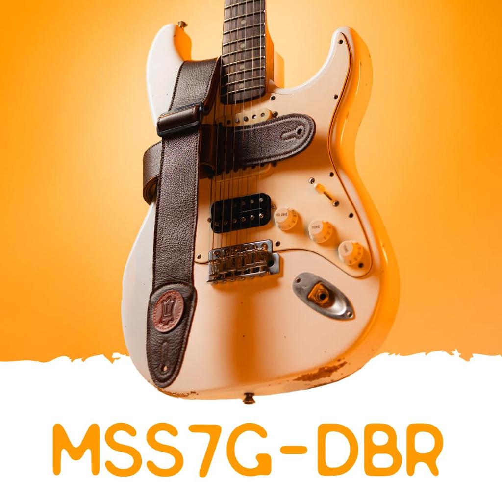 Leathers Suede Leather Guitar Dark Brown Levy's Strap,