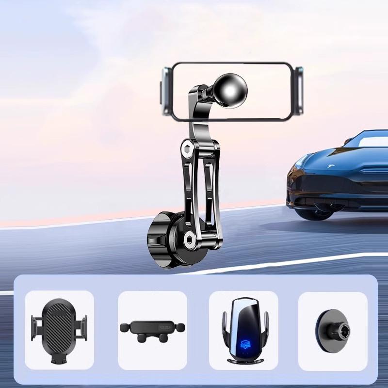 17Mm Ball Joint Extension Arm Female To Male Head Adapter Suitable For Car Air Vent Phone Stand Navigation Mount Holder