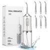 Oral Irrigator 3 Modes USB Rechargeable Dental Water Jet 220ML Water Tank Waterproof
