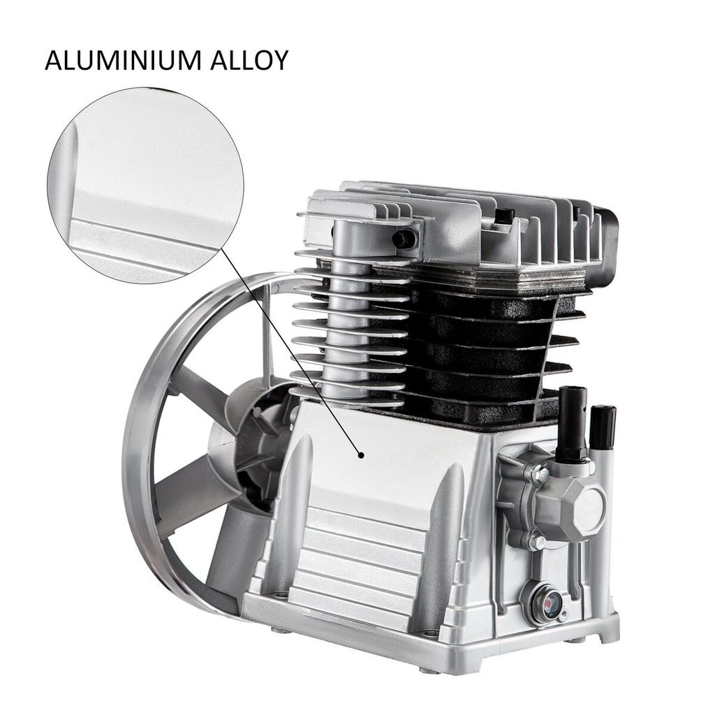 Nový průmyslový dvouválcový vzduchový kompresorová pumpa vhodná pro 2,2KW Max 116PSI tlak