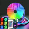 5V Flexible Led Rope Lights,RGB Neon Lights,USB RGB LED Neon Rope Lights,Control with Remote,Gaming Led Neon Strip Lights