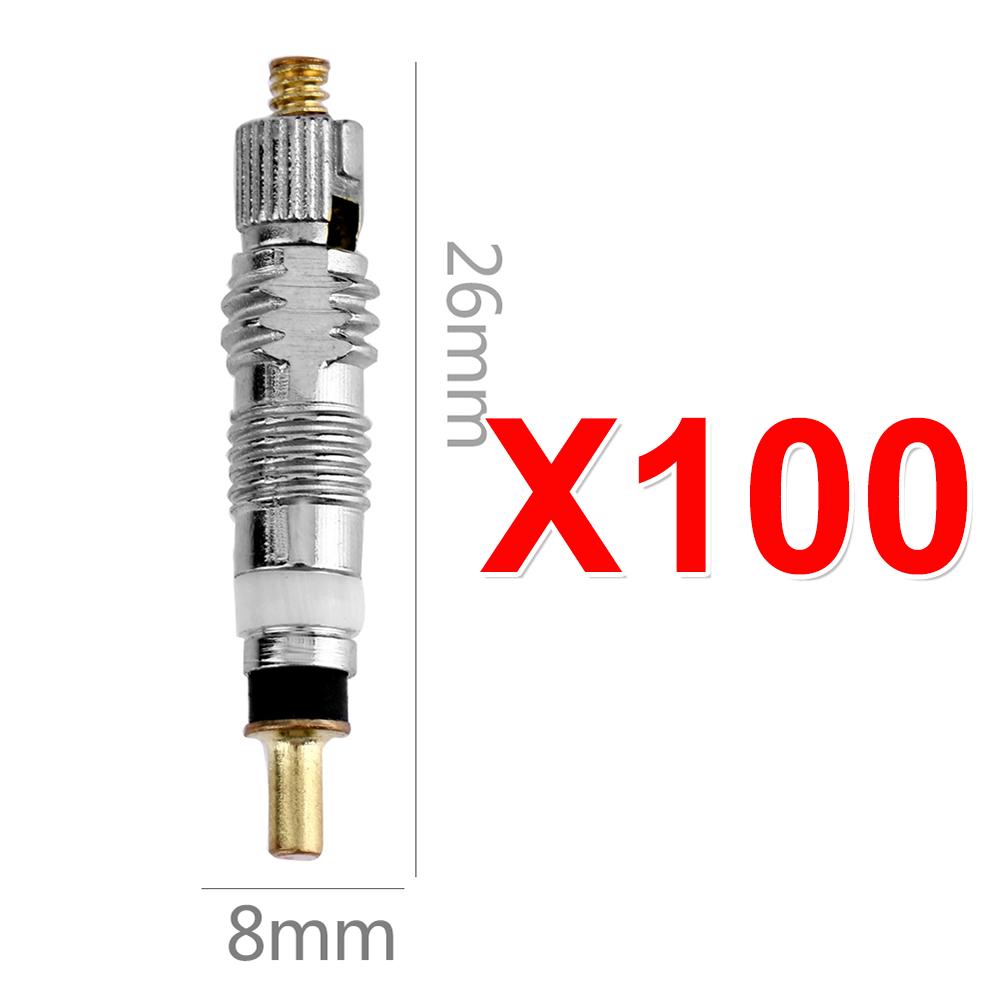 5-500PCS Silver Detachable Presta Valve Core Remove Tool Replacement for Bicycle MTB Road Bikes Brass Tubeless Core Repair Tools