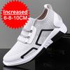 Fashion High Quality Men Casual Sports Elevator Shoes Height Boosting Shoes for Men Hidden Heels Increase Insole 8CM Unisex Lift Sneaker