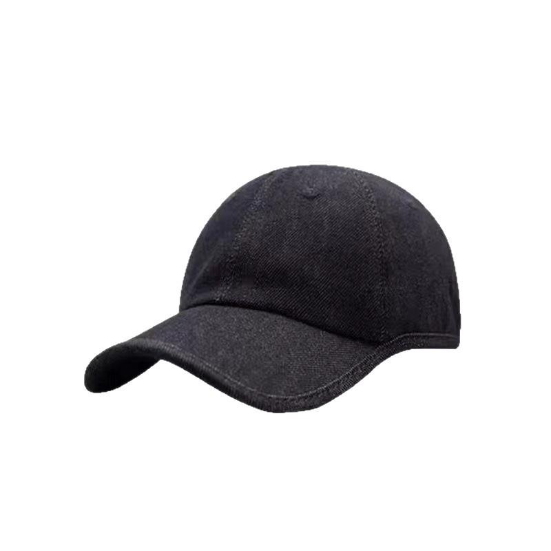 Zhao Lusi's American-style Denim Baseball Cap, a Trendy Sun Hat for Women