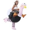Inflatable Ostrich Costume Adult - Ride On Ostrich Fancy Dress for Halloween, Carnival, Christmas and Event Party Costumes