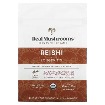 Reishi, Organic Mushroom Extract Powder, 1.59 Oz (45 G)